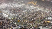 Gophers' crowd storm after Saturday's win over Wisconsin
