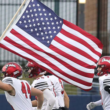 Hamilton Badin vs. Chardon, DIII state championship football game at Tom Benson Hall of Fame Stadium on Friday, Dec. 3, 2021.

Football Diii Hamilton Badin Vs Chardon 0621