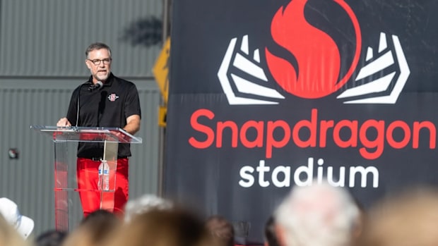 San Diego State athletic director John David Wicker. 