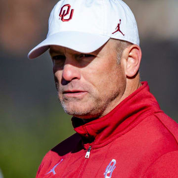 Matt Wells during the University of Oklahoma's Spring football practice in Norman, Okla. on Thursday, March 24, 2022.

Ou Spring Fb Practice