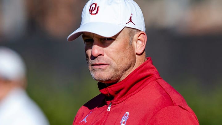 Matt Wells during the University of Oklahoma's Spring football practice in Norman, Okla. on Thursday, March 24, 2022.

Ou Spring Fb Practice