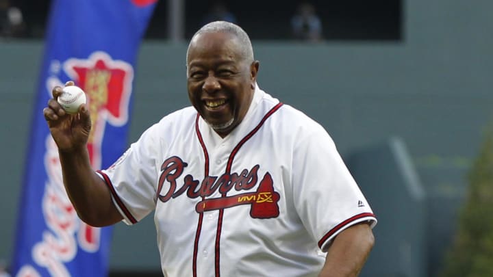 Atlanta Braves legend Hank Aaron