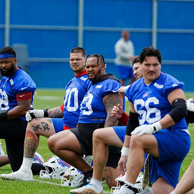 Bills' offensive linemen