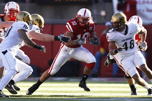 Nebraska  Cornhuskers running back Roy Helu Jr. carries the ball during the Huskers' 45-17 win over Colorado in 2010.