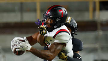 Kansas football wide receiver Cam Pickett while at Ball State
