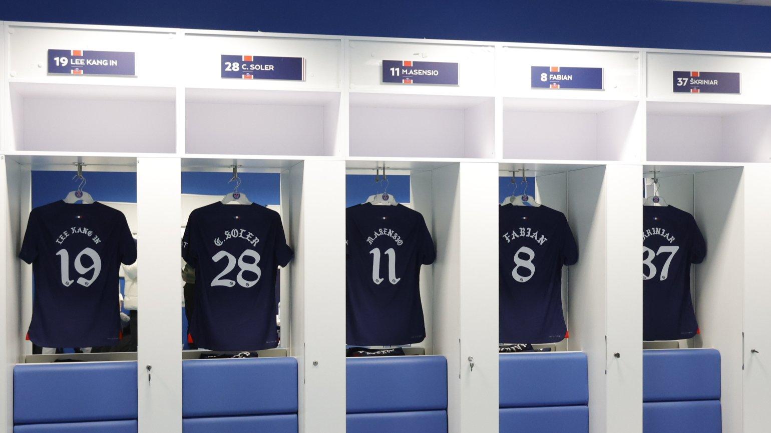 Flocage Officiel Paris Saint-Germain - Ooredoo - MonBlason Bleu Foncé - Neuf