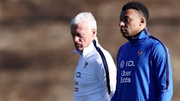 Didier Deschamps et Kylian Mbappé - équipe de France