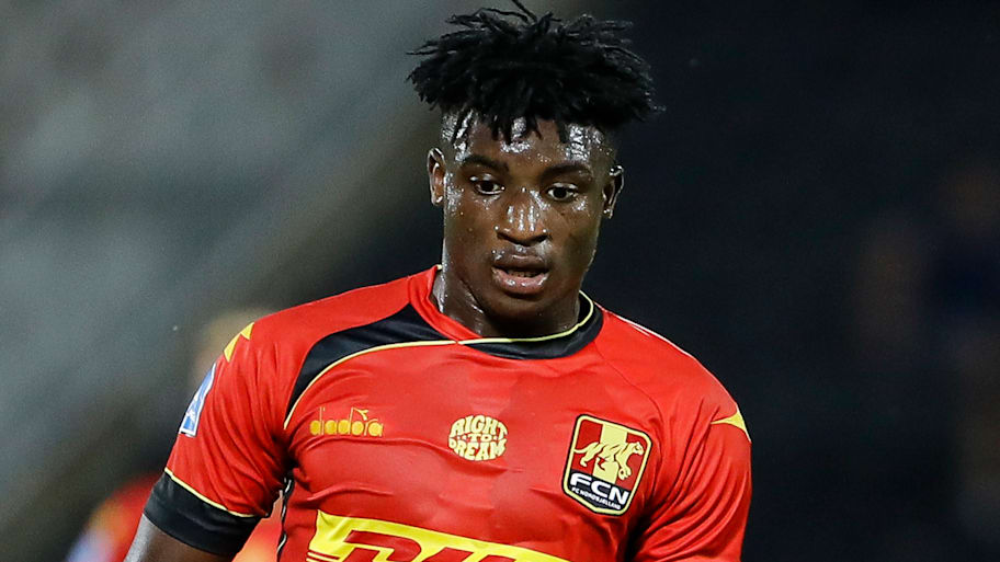 Mohammed Kudus in action for FC Nordsjælland.