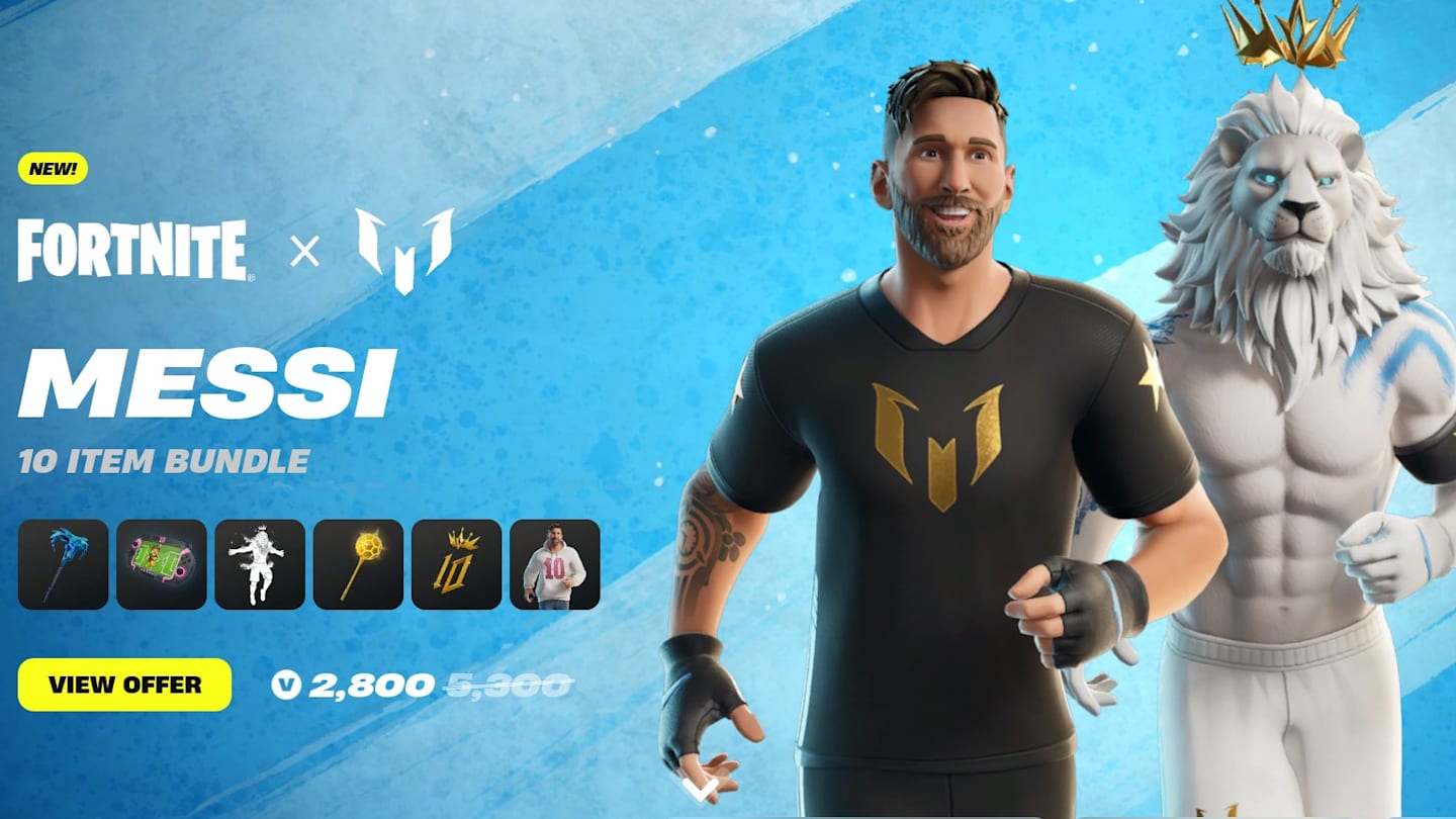 How to Get the Fortnite Messi Skin