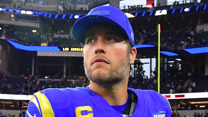 Los Angeles Rams quarterback Matthew Stafford.