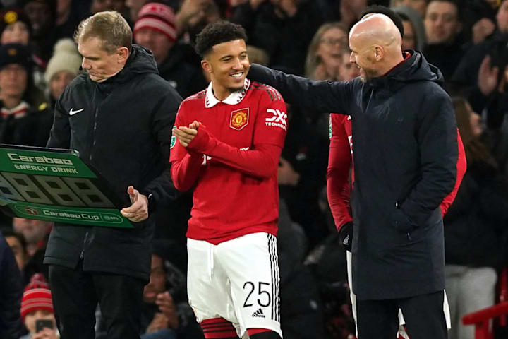 Jadon Sancho, Erik ten Hag