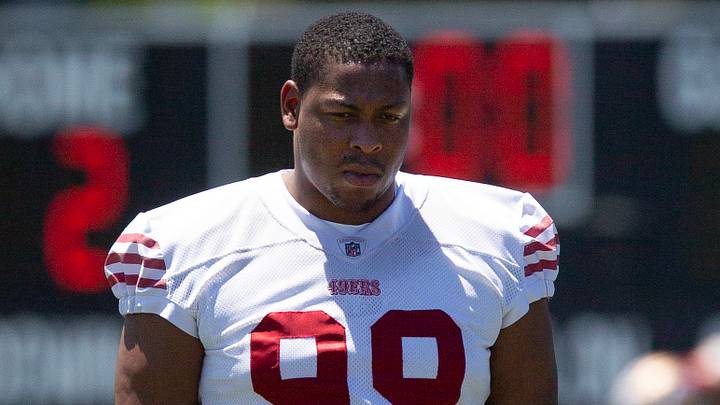 San Francisco 49ers second-round draft pick Alfred Collins