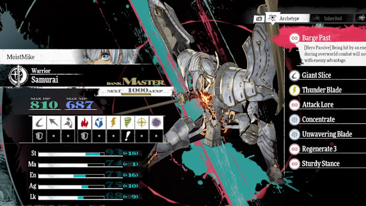 The Samurai Archetype from Metaphor: ReFantazio