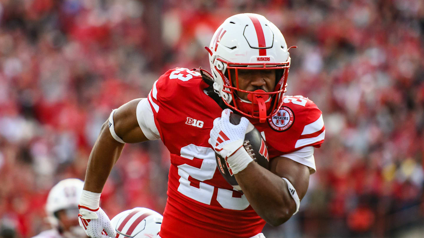 Nebraska Running Back Dante Dowdell Enters Transfer Portal
