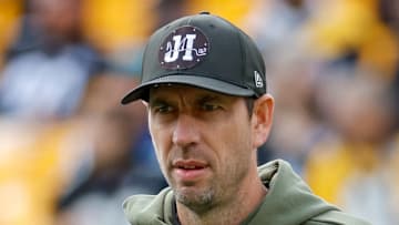 Shane Steichen of the Indianapolis Colts watches play