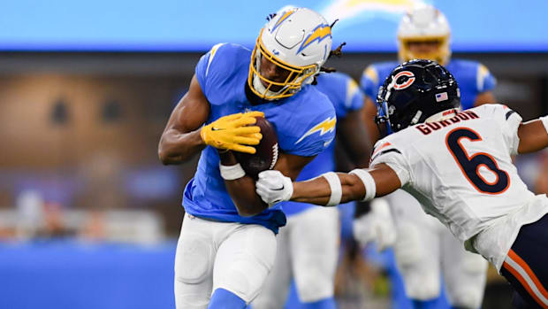 Los Angeles Chargers receiver Quentin Johnston.