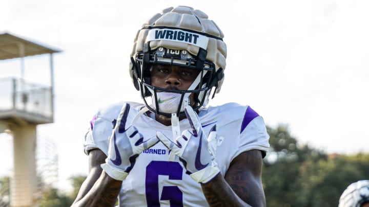 Dylan Wright at TCU Football practice 8/4/2024