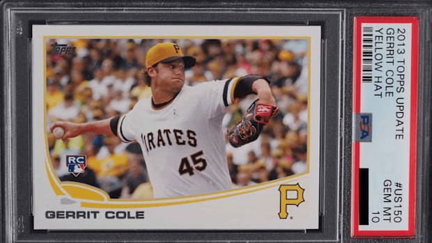 2013 Topps Update Gerrit Cole Yellow Hat