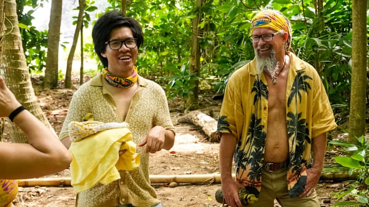 “Act One of a Horror Film” – SURVIVOR. Pictured (L-R): Jason Treul, Matt Williams, and Steven Ramm. Photo: Robert Voets/CBS ©2025 CBS Broadcasting, Inc. All Rights Reserved.