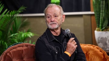 Bill Murray in Conversation with Elvis Mitchell at The Elvis Suite presented by Darling&Co. Sundance Film Festival 2025. Credit: Mark Von Holden/Shutterstock for Elvis Suite presented by Darling&Co.