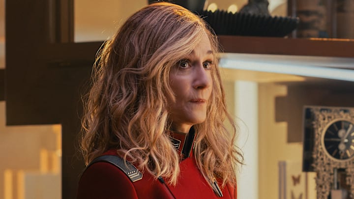 Holly Hunter as Nahla Ake in Star Trek: Starfleet Academy, episode 2, season 1, streaming on Paramount+, 2025. Photo Credit: Brooke Palmer/Paramount+.