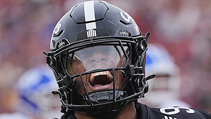 Iowa State Cyclones' defensive line Domonique Orange (95) 