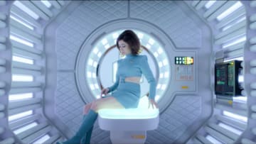 Cristin Milioti in Black Mirror season 4, "USS Callister." Image: Netflix.
