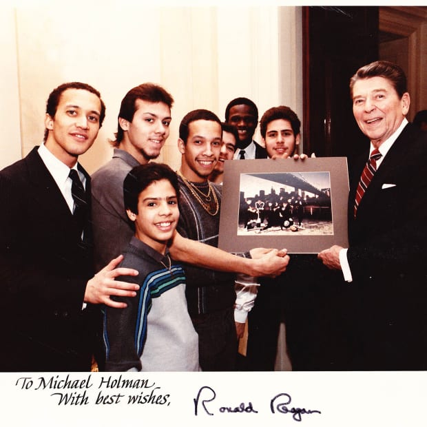 The Breakers met Ronald Reagan