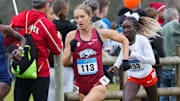 Arkansas cross country runner Syndey Vaught finished in the top 15 of Saturday's NCAA Championship race.