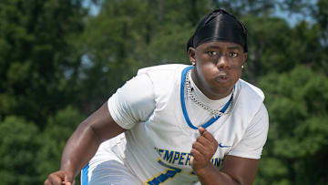 Kemper County offensive lineman Mario Nash Jr., photographed in Ridgeland, Miss., Aug. 10, 2024, is a member of the 2024 Clarion Ledger Dandy Dozen.