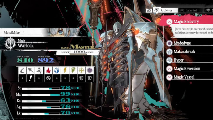 The Mage Archetype from Metaphor: ReFantazio