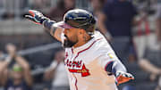 Atlanta Braves catcher Sandy Leon marks the fifth DFA'd player to elect free agency