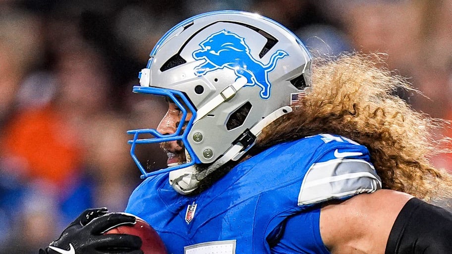 Detroit Lions kick return Grant Stuard (15). | Junfu Han / USA TODAY NETWORK via Imagn Images