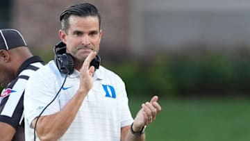 Duke Blue Devils head coach Manny Diaz