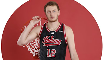 Tucker DeVries' Instagram avatar shows him in an Indiana uniform. The son of Indiana coach Darian DeVries has played for his father at both Drake and West Virginia.