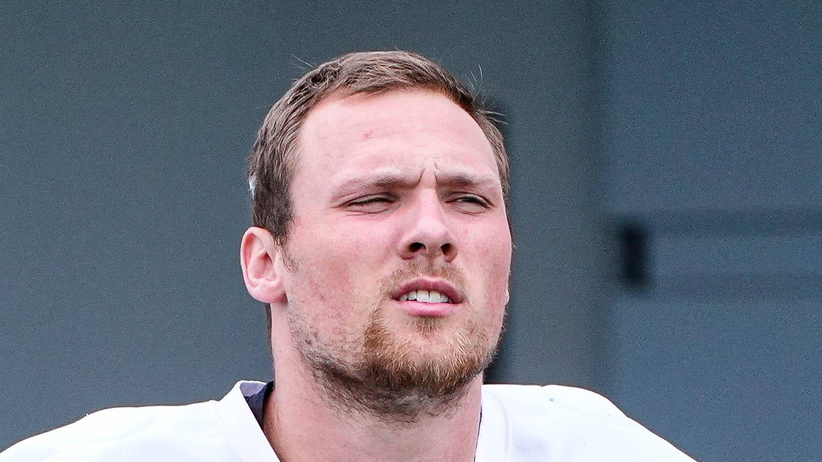 Detroit Lions linebacker Jack Campbell (46).