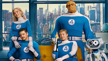 20th Century Studios/Marvel Studios' THE FANTASTIC FOUR: FIRST STEPS. Photo courtesy of 20th Century Studios/Marvel Studios. © 2025 20th Century Studios / © and ™ 2025 MARVEL.