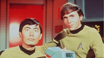 George Takei As Sulu (L) And Walter Koenig As Chekov (R) In The Television Series Star Trek