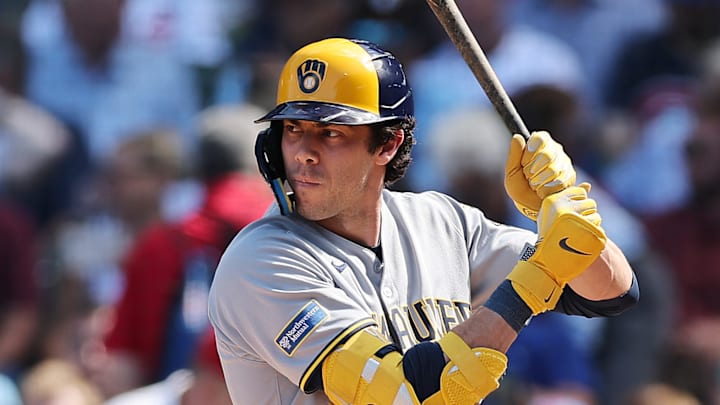 Christian Yelich - Milwaukee Brewers v Chicago Cubs