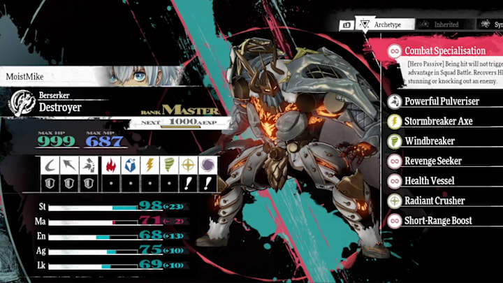 The Berserker Archetype from Metaphor: ReFantazio