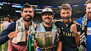 Brian White, left, and Thomas Müller, right helped Vancouver Whitcaps FC capture the supporter-driven Cascadia Cup on Saturday. 