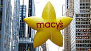 Macys star balloon during the 97th Macy's Thanksgiving Day Parade in November 2023