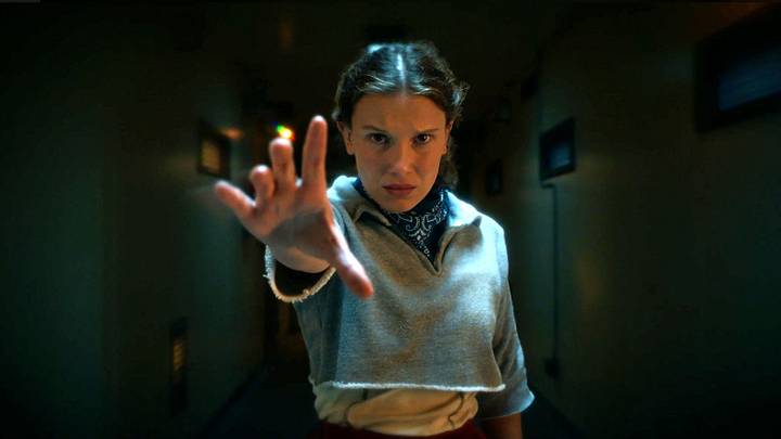 STRANGER THINGS: SEASON 5. Millie Bobby Brown as Eleven in Stranger Things: Season 5. Cr. COURTESY OF NETFLIX © 2025