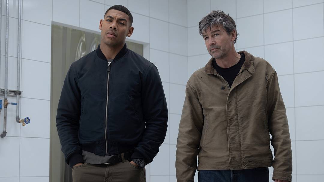 Aaron Pierre and Kyle Chandler in DC Studios' LANTERNS