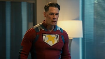 John Cena as Christopher Smith in Peacemaker season 2.