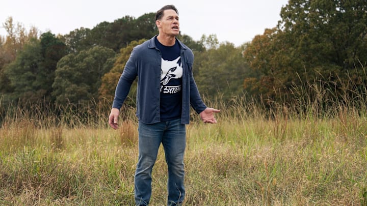 John Cena as Christopher Smith in Peacemaker season 2 episode 8. (Courtesy of HBO Max)