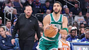 Tatum scored 22 points to go along with nine rebounds and seven assists in Boston’s win.