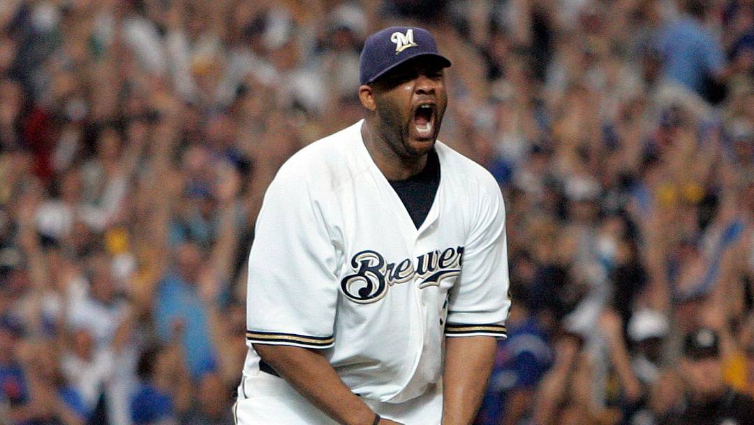 Former Milwaukee Brewers pitcher CC Sabathia.