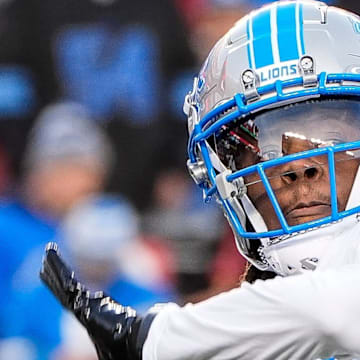 Detroit Lions quarterback Teddy Bridgewater (12).