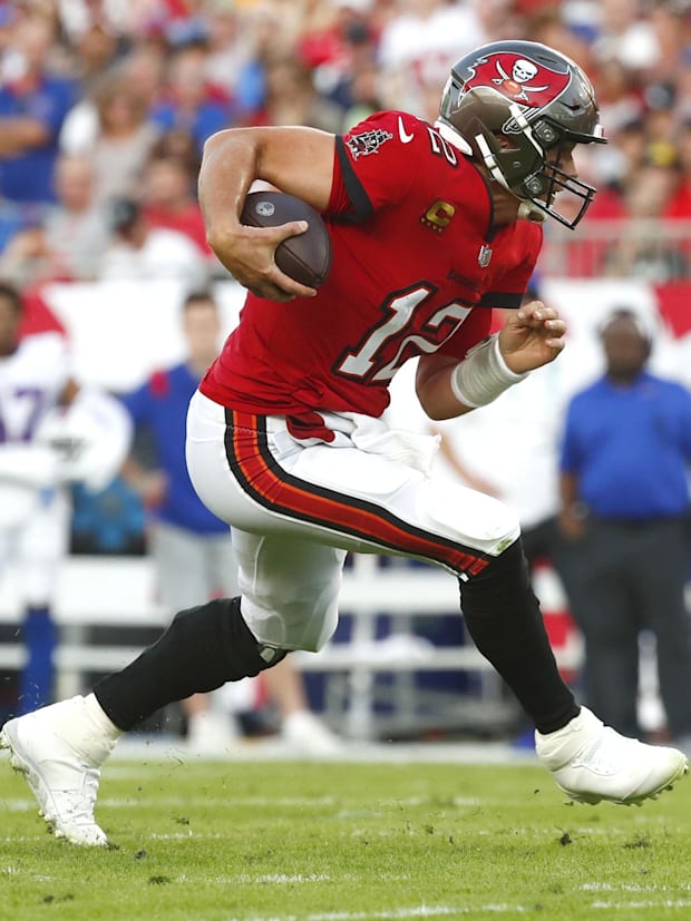 Tampa Bay Buccaneers quarterback Tom Brady (12)